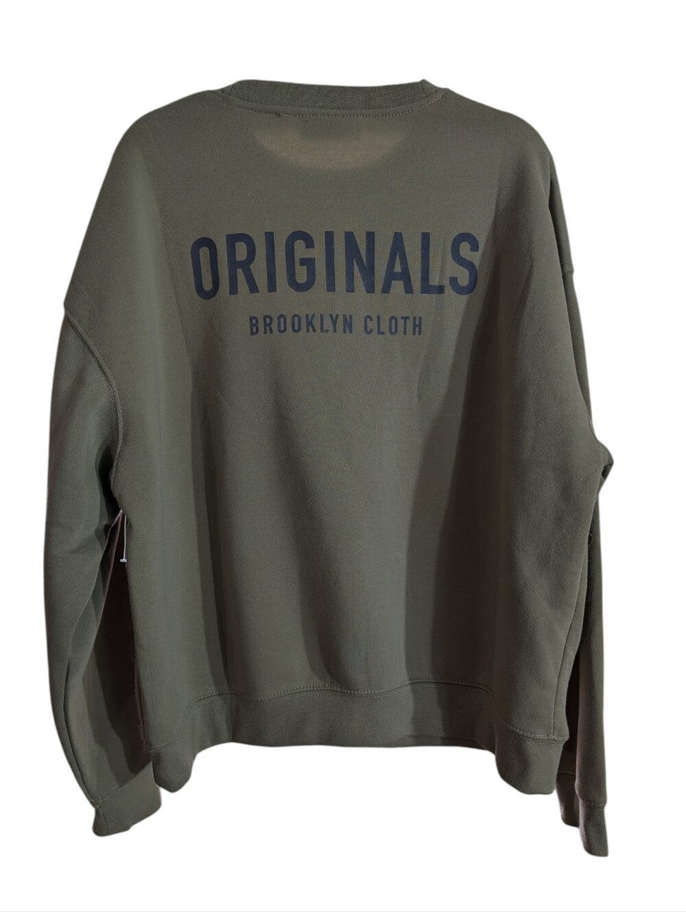 Originals Brooklyn Cloth Sage Fleece Sweatshirt XL Oversized Streetwear Crewneck - Picture 5 of 9
